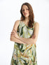 LC Waikiki Crew Neck Floral Strap A-Line Women's Dress